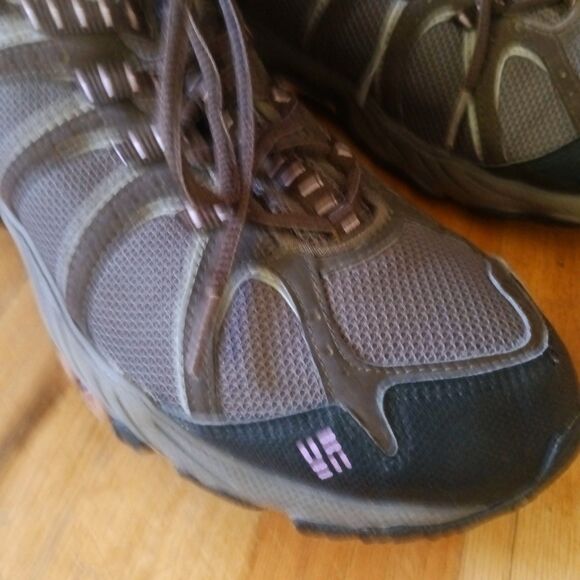 Columbia Kalbab Womens Hiking Shoe Lace Up Brown Purple BL3571-231 Size 11 - Picture 2 of 8
